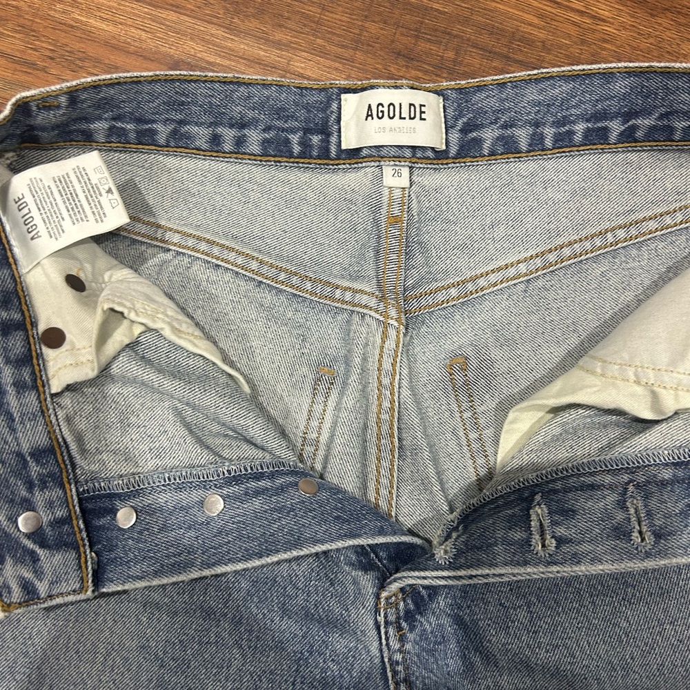 AGOLDE Distressed Los Angeles Women's Jeans - Picture 4 of 5